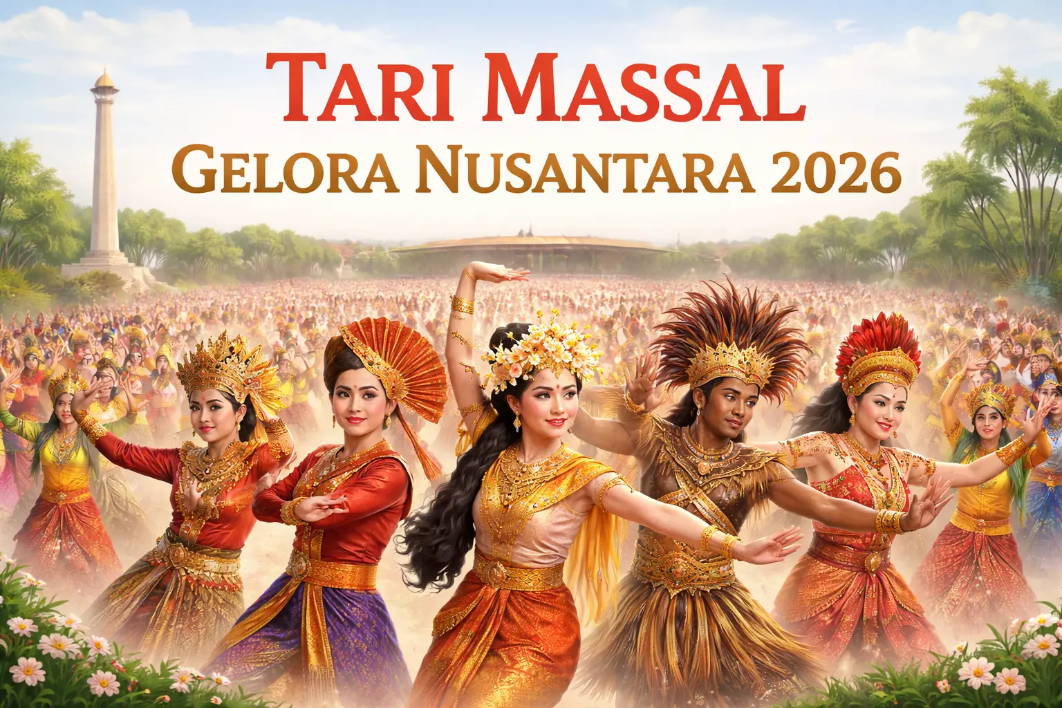 Gelar Budaya Gelora Nusantara 2026 Menampilkan Tarian Ikonik dari 34 Provinsi