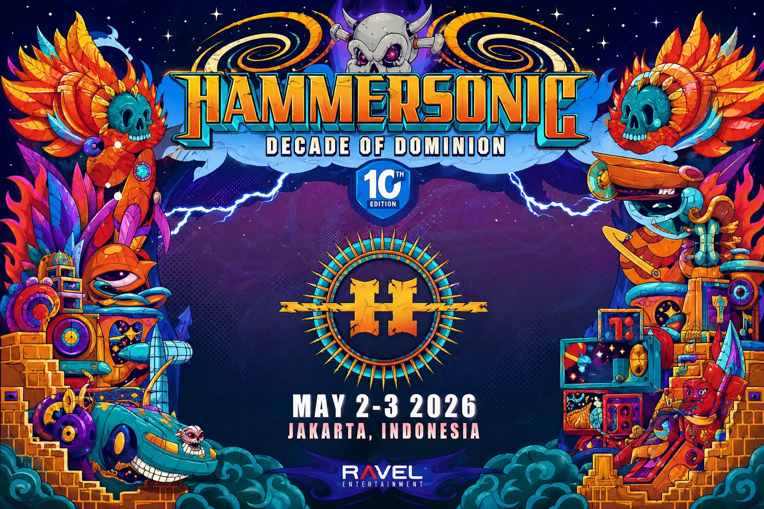 Hammersonic Festival 2026 Merayakan Satu Dekade Musik Metal di Jakarta