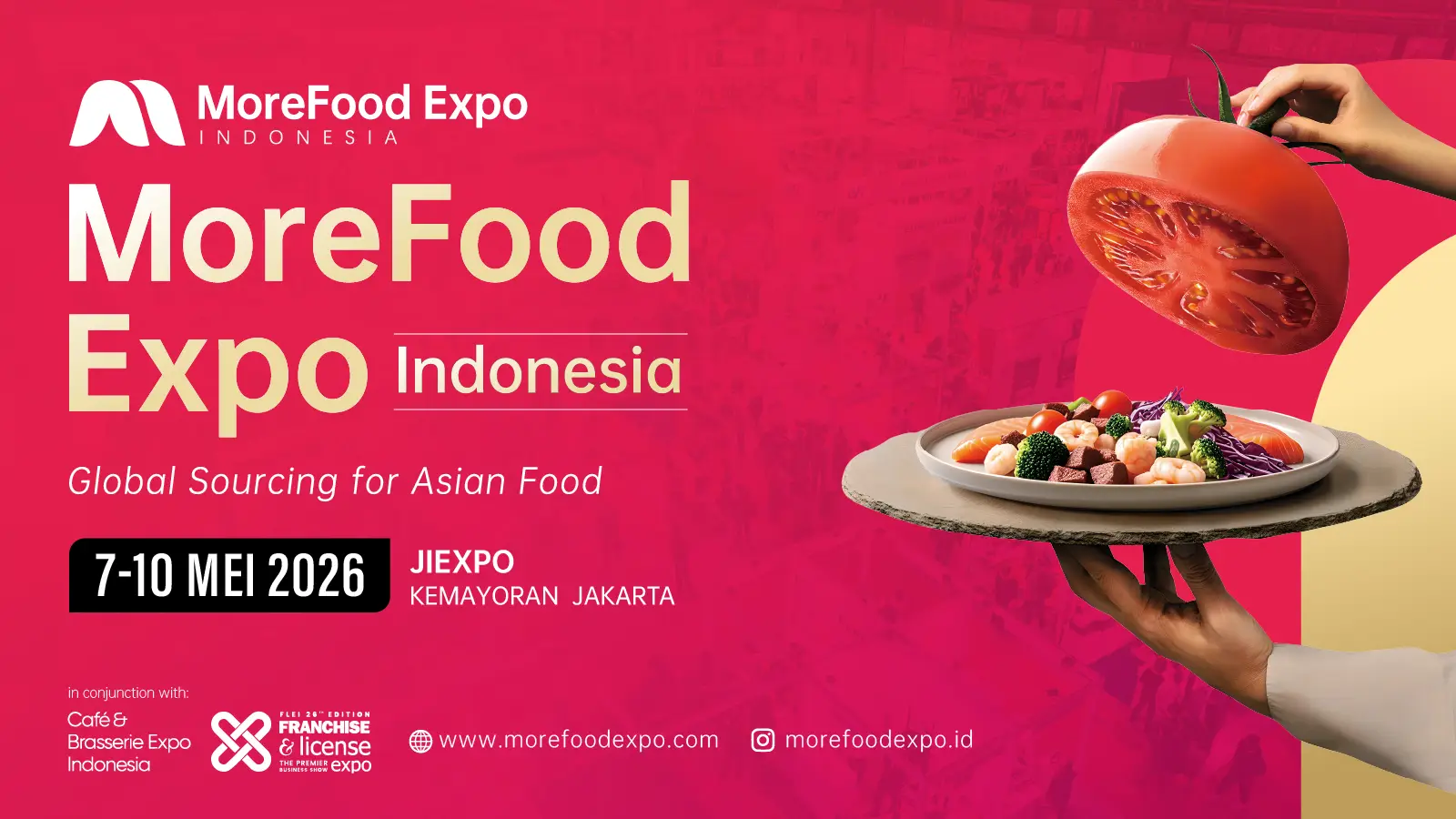 MoreFood Expo Indonesia 2026 Menjadi Hub Bisnis Kuliner Terbesar di JIExpo Kemayoran