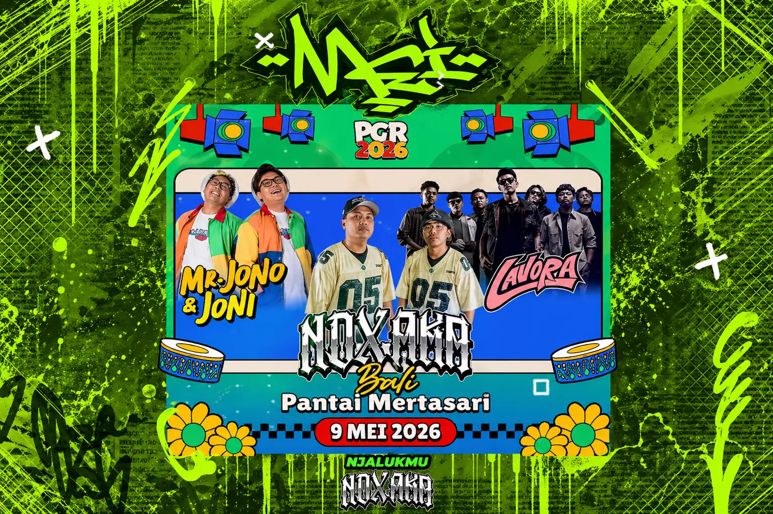 Pekan Gembira Ria 2026 Menghadirkan Konser Musik Tepi Pantai di Mertasari Bali