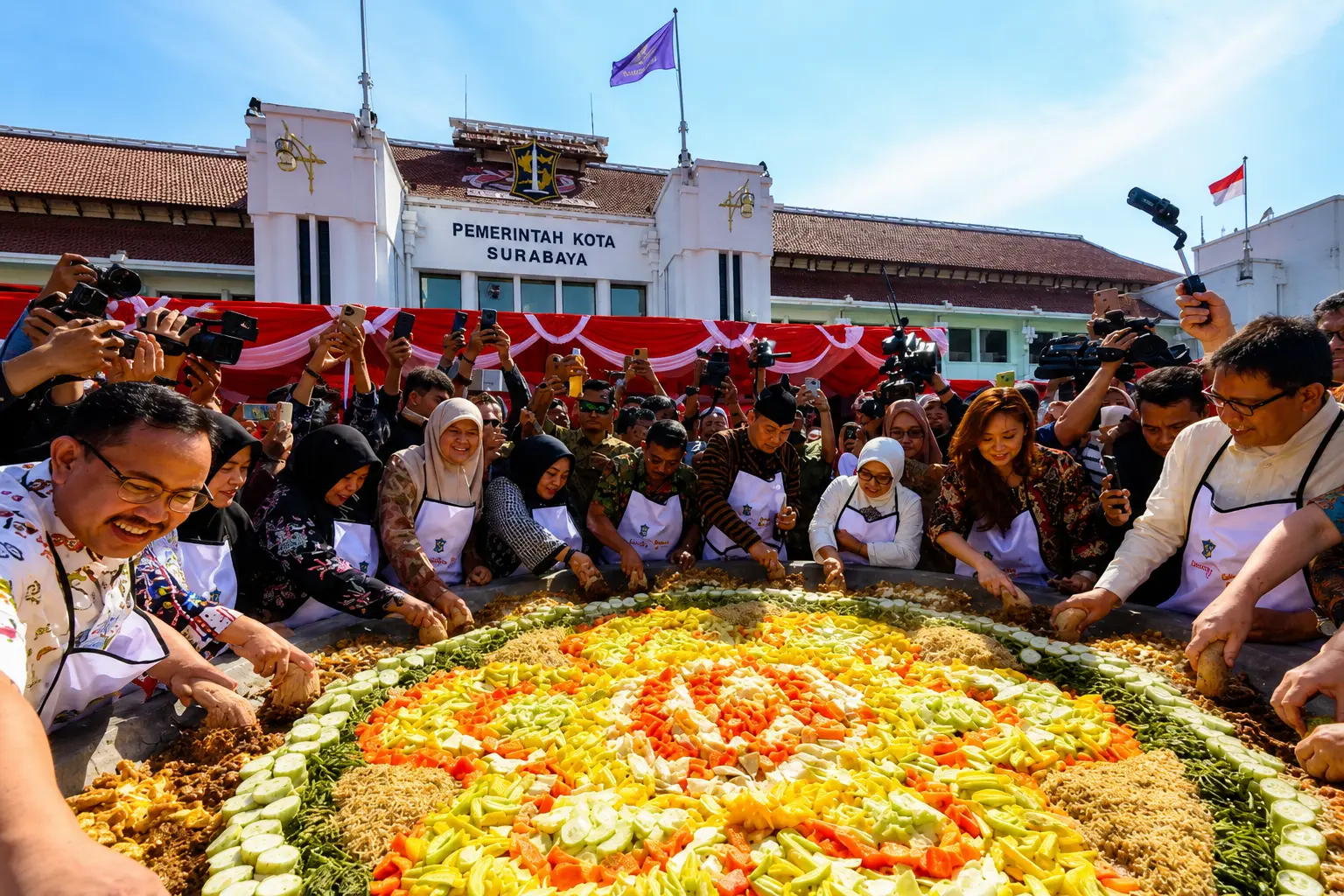 Kemeriahan Rujak Phoria Festival sebagai Perayaan Kuliner Ikonik di Surabaya