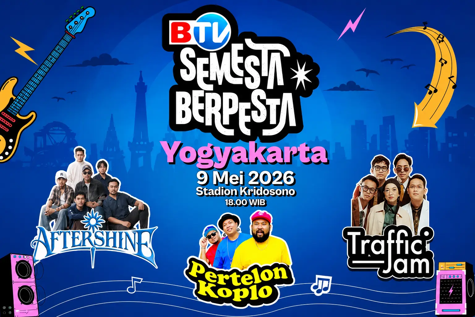 Keseruan Festival Musik dan Kuliner Semesta Berpesta di Yogyakarta 2026