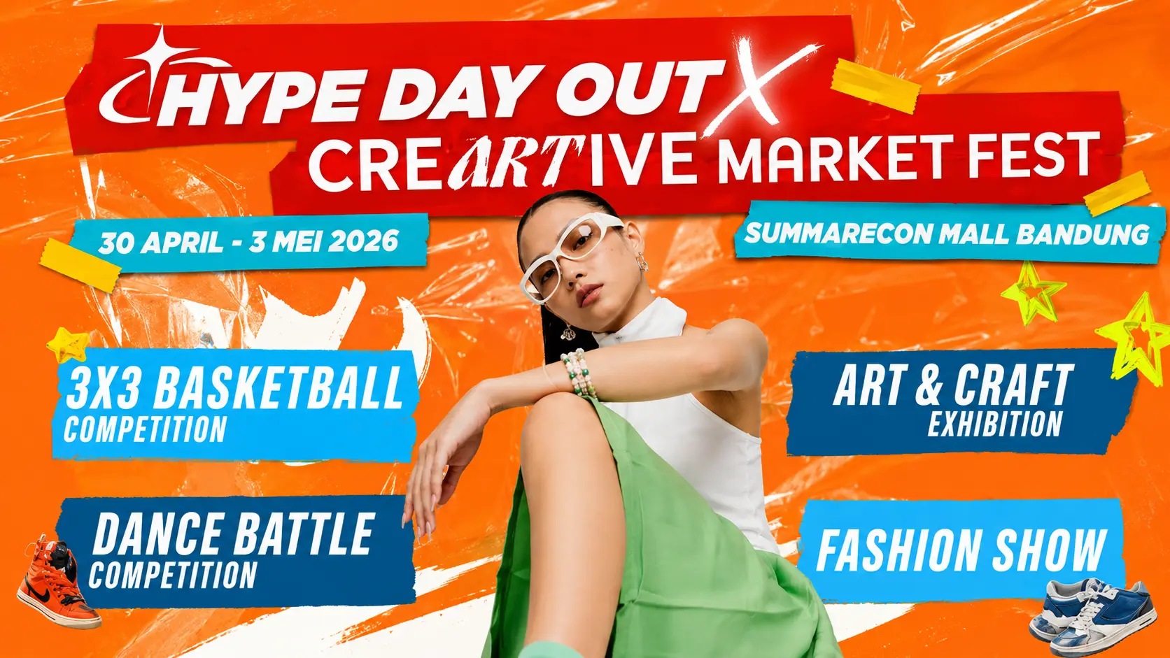 Seru Banget! Hype Day Out x Creartive Market Fest di Summarecon Mall Bandung