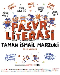 Pasar Literasi TIM: Buruan Buru Buku Murah Sebelum 31 Mei!