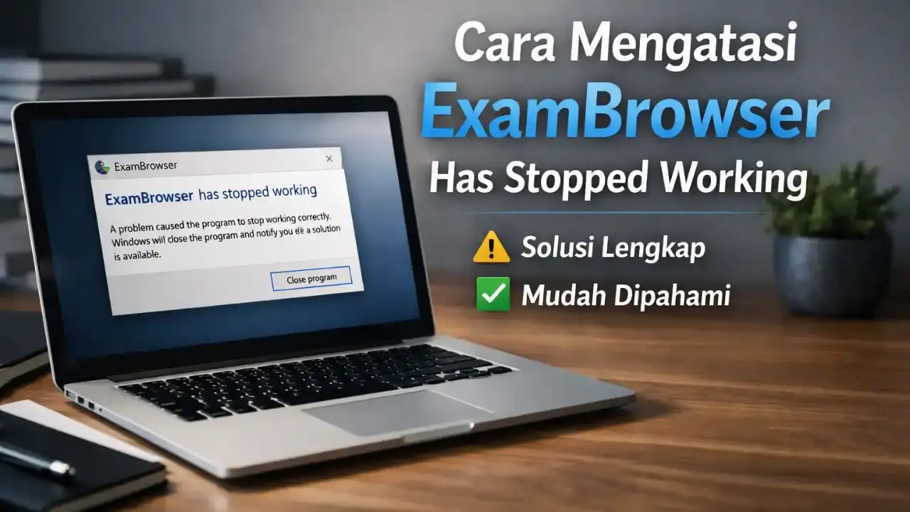 7 Cara Mengatasi ExamBrowser Has Stopped Working (Lengkap!)